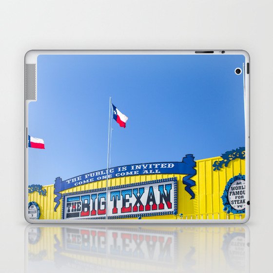 Big Texan - Route 66 Texas Travel Photography Laptop & iPad Skin