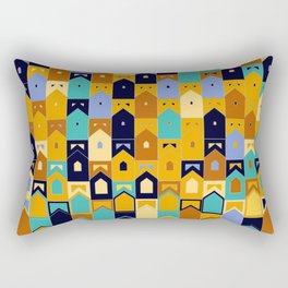 Colorful Arcs Rhythm  Rectangular Pillow
