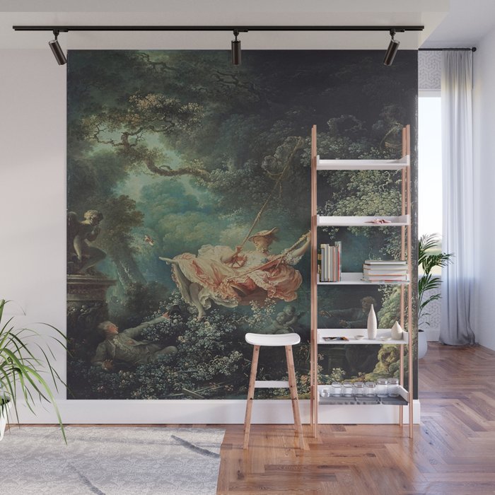 Jean-Honore Fragonard's The Swing Wall Mural
