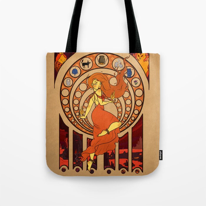 Heart of Fire Tote Bag