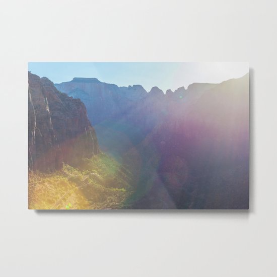 Arousal of Shadows (Zion National Park, Utah) Metal Print