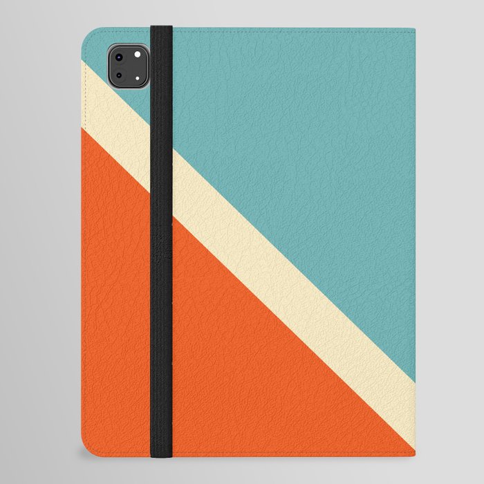 Surfing Summer Retro Style Stripes Akycha iPad Folio Case