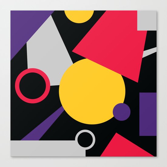 Geometric cocktail Canvas Print