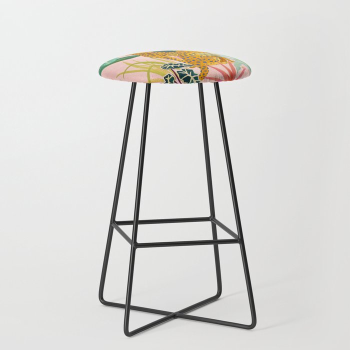 Cheetah Crush Bar Stool by SunLee Art Society6