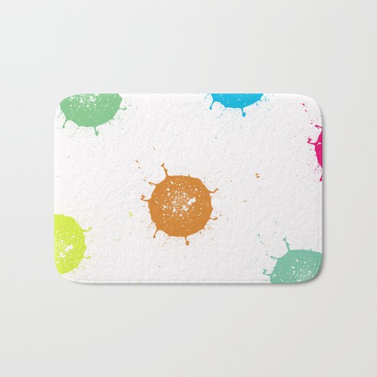 Color Splash Bath Mat