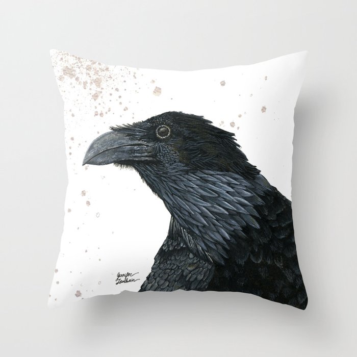 Raven Croft 2 Throw Pillow