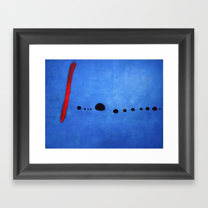 Bleu II (Blue 2) - Joan Miró Framed Art Print
