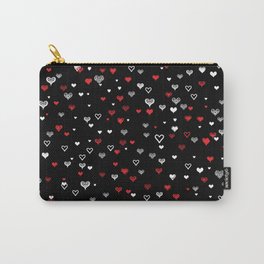 Black Valentine Carry-All Pouch