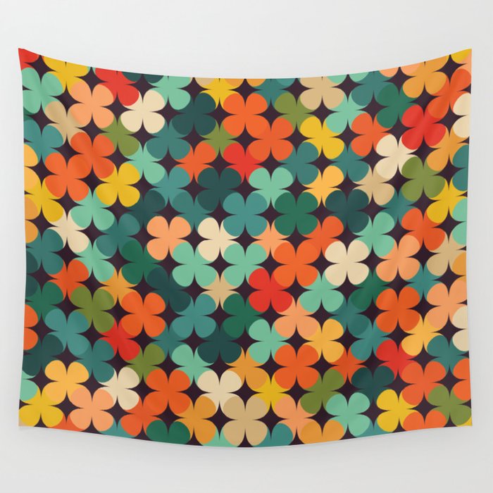 Lucky Clover Wall Tapestry