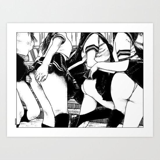 asc 410 - Le chahut (The ruckus) Art Print