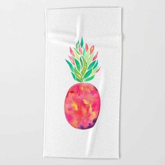 Pineapple Flare Beach Towel
