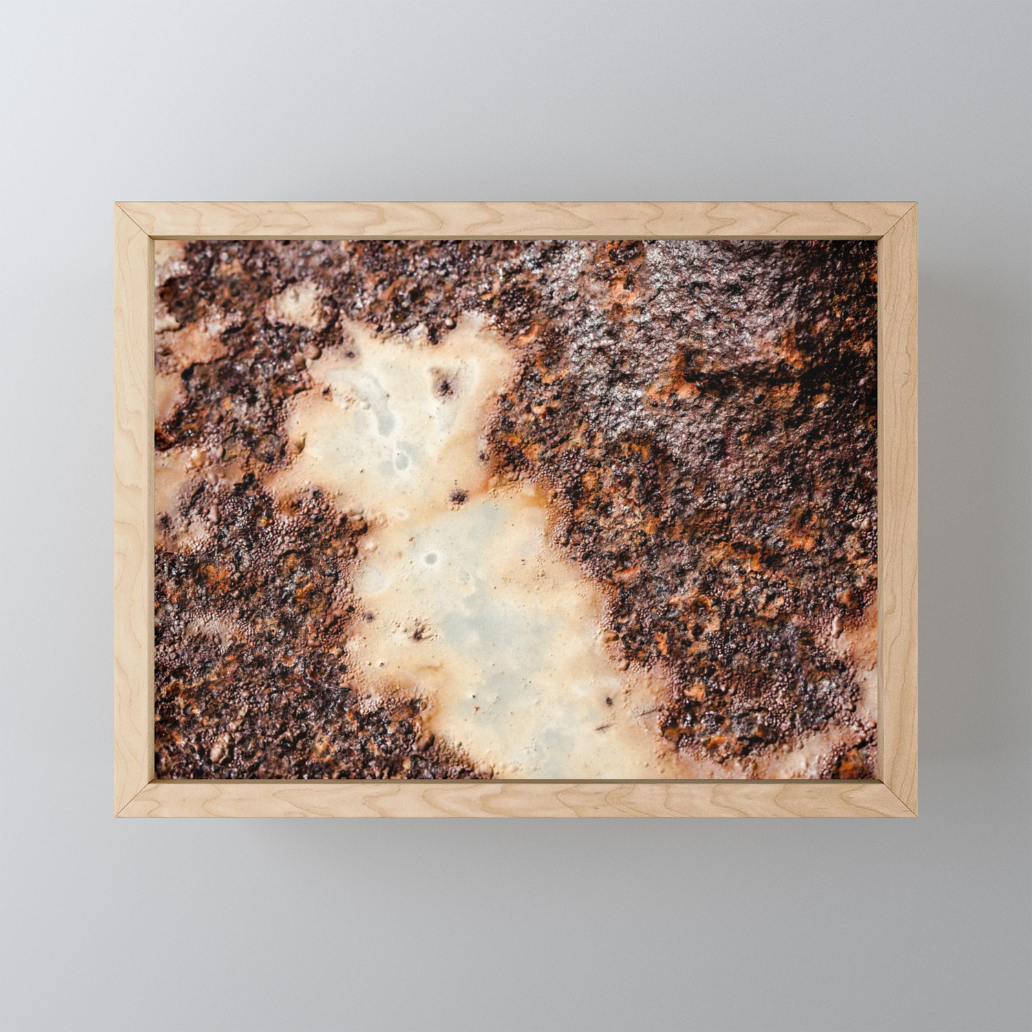 Cool Brown Rusty Metal Texture Framed Mini Art Print By Pldesign Society6