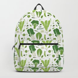 Kawaii Cute Vegetables Go Green Leafy Green Veggies Backpack | Vegetables, Drawing, Foodie, Health, Food, Healthy, Gardener, Gardening, Vegan, Organic 
