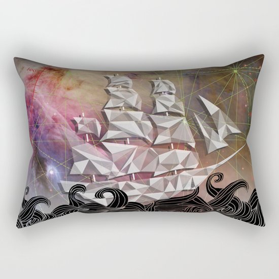 Celestial Ship Rectangular Pillow