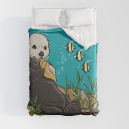 A Master Beckons Duvet Cover