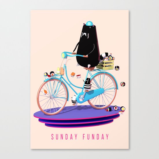 Sunday Funday Canvas Print