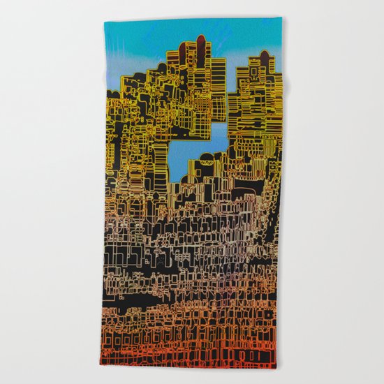 Atlante 12-07-16 / LIVING in ROCKS Beach Towel