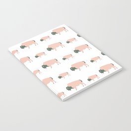 Bison And Baby (Graze) Notebook