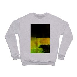 Midnight Ocean Yellow Black Crewneck Sweatshirt