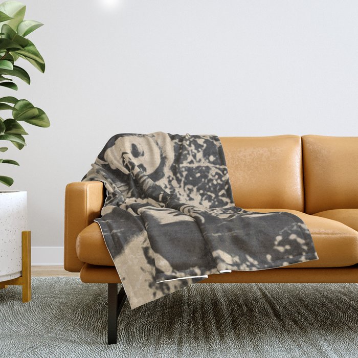 Creepy Girls Throw Blanket