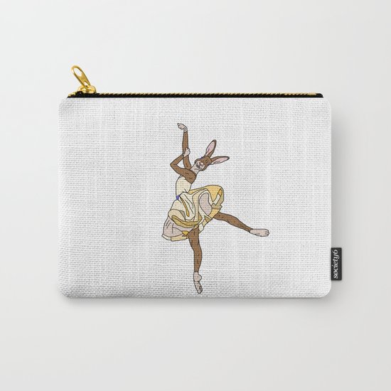 Bunny Rabbit Ballerina Tutu Carry-All Pouch