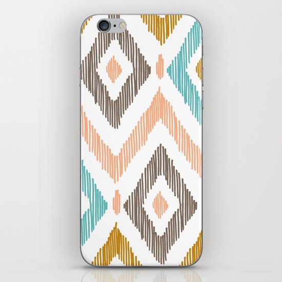 Sketchy Diamond IKAT iPhone & iPod Skin