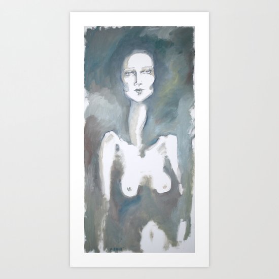 Surfacing Art Print