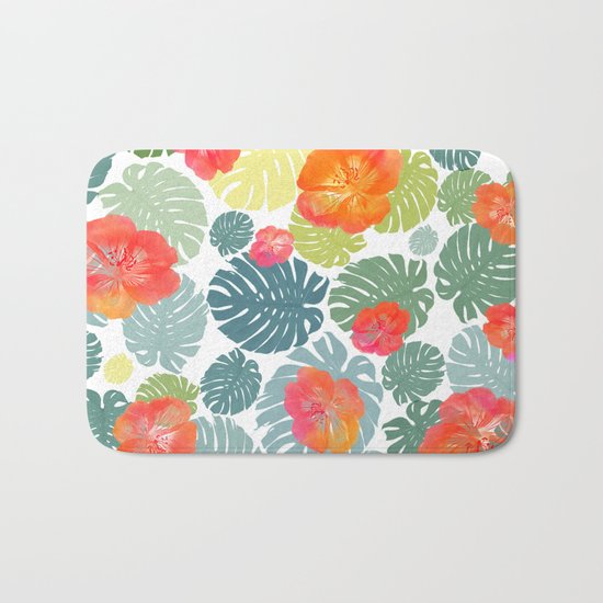 Tropical abstract(8) Bath Mat