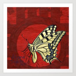 Edwin the Butterfly Art Print