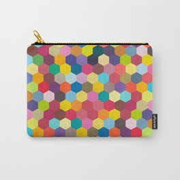 Colorful Confetti Tile Pattern Carry-All Pouch