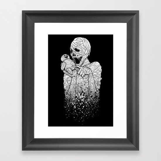 MUMMY's DUMMY Framed Art Print
