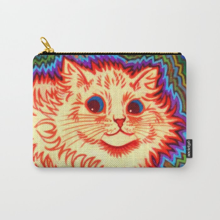 Psychotic cat by Louis Wain Carry-All Pouch