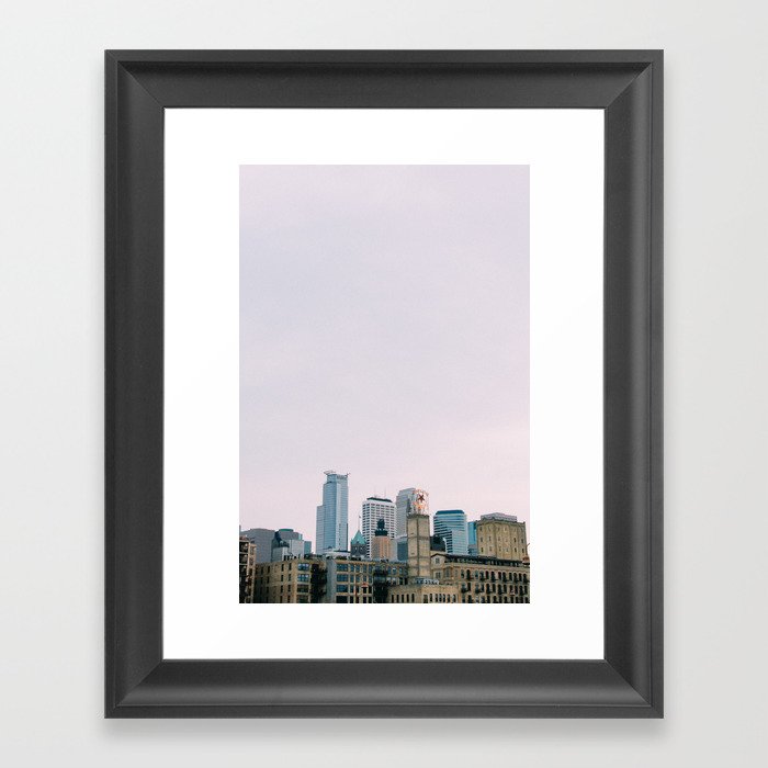 Minneapolis Skyline Framed Art Print