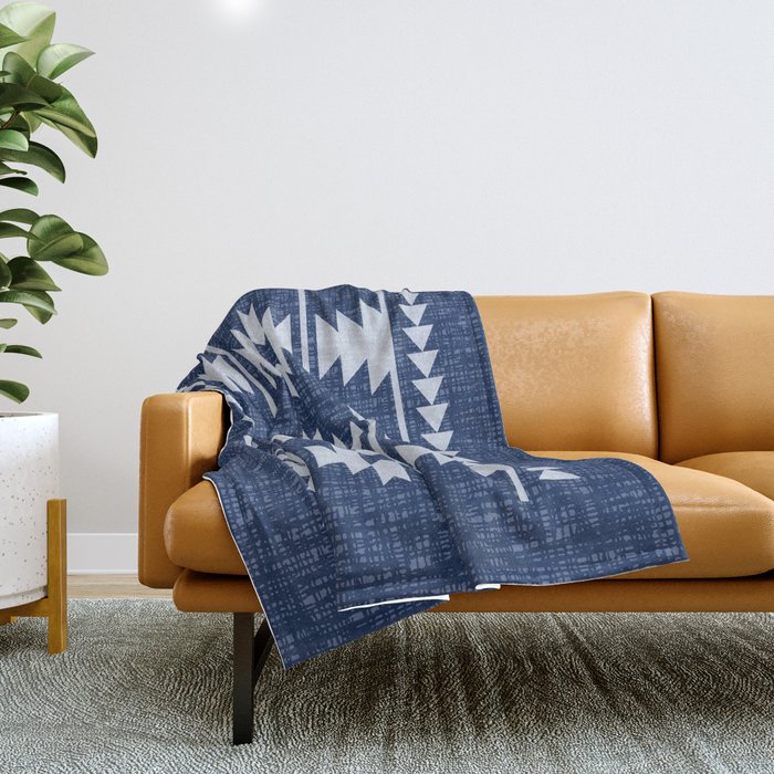 Indigo throw blankets outlet