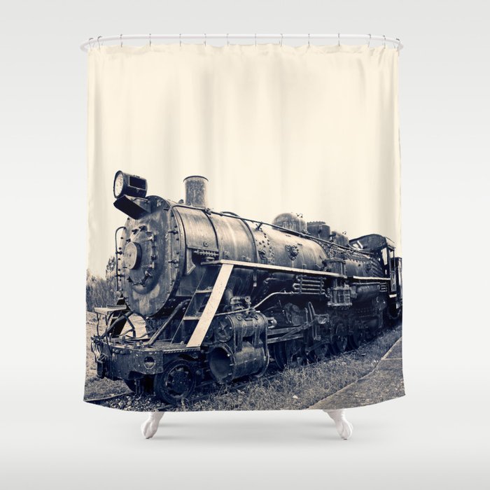 Train Shower Curtain By Fernandojaramillo