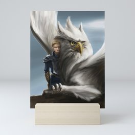 Griffin Rider Mini Art Print