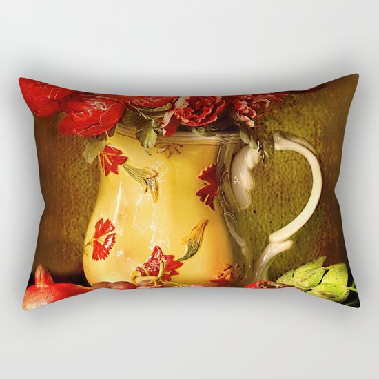 Flower and fruit Rectangular Pillow