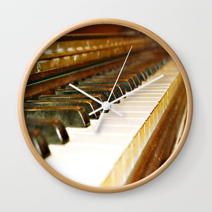 That Old Piano  Wall Clock