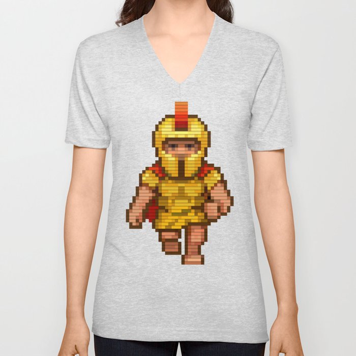 Pixel Legionary V Neck T Shirt