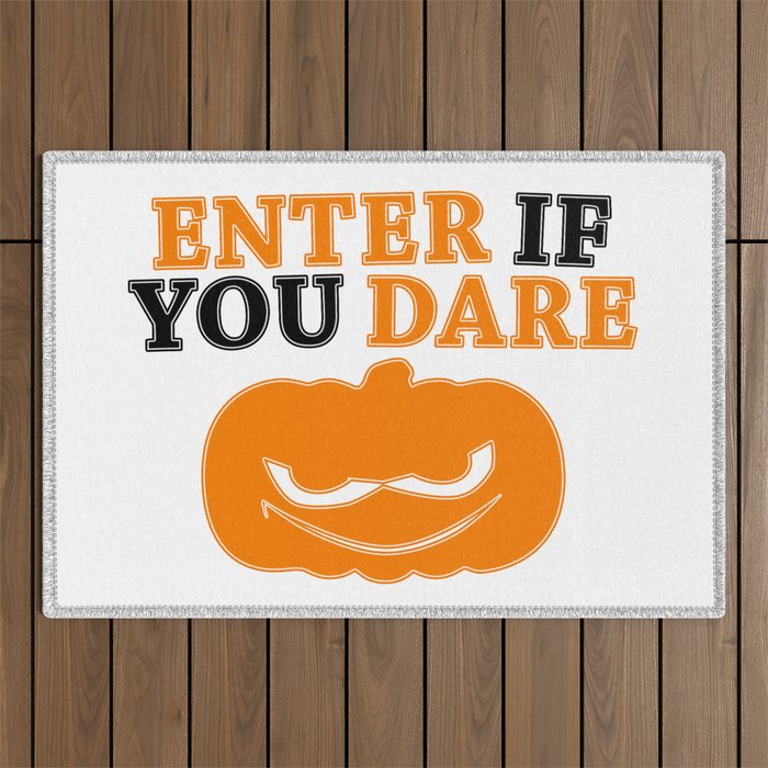 Enter if you dare Outdoor Rug