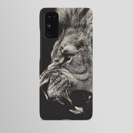 Angry Male Lion Android Case