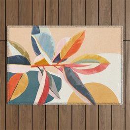 Colorful Branching Out 05 Outdoor Rug