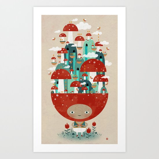 TOADSTOOL TAO Art Print