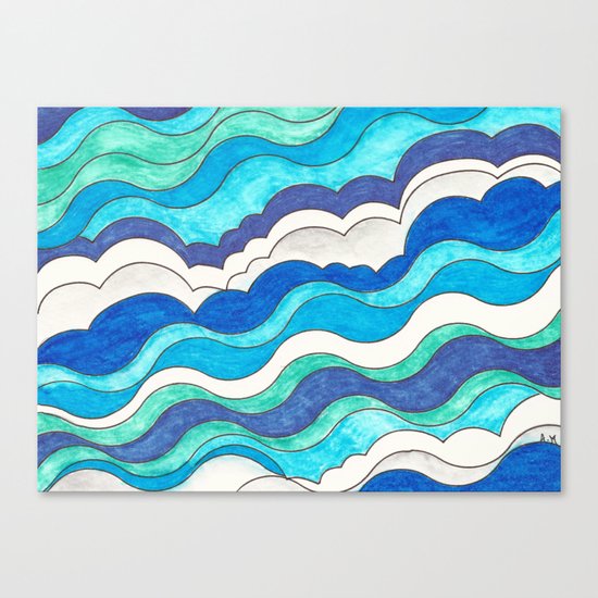Make Waves II Canvas Print