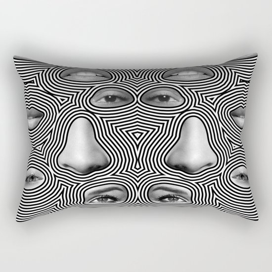 Silver Abuse Rectangular Pillow