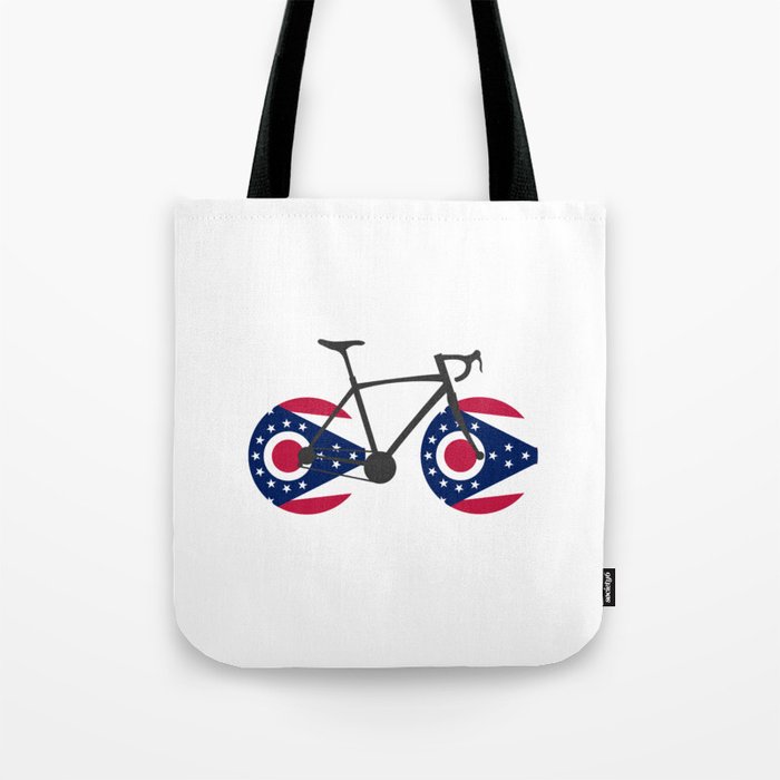Ohio Flag Cycling Tote Bag