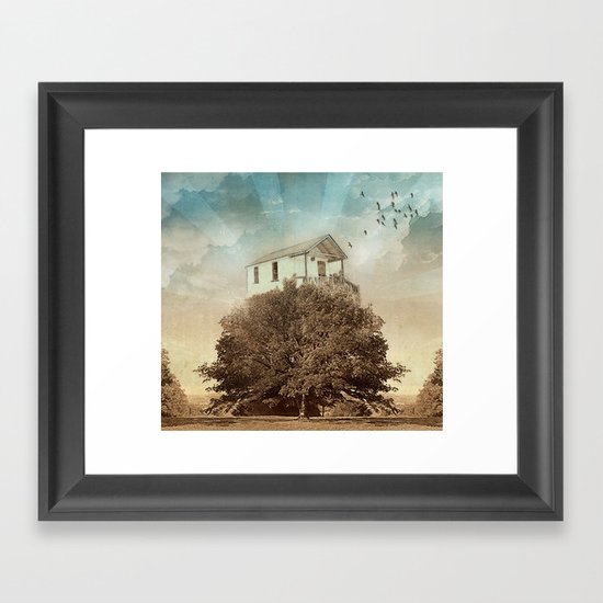 Tree House Framed Art Print