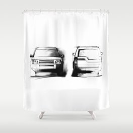 Discovery 3 - LR3 Shower Curtain