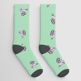 Playful Dancing Raccoons Edition 5 Socks