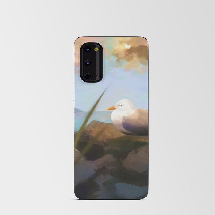 Sunset Seagull Android Card Case